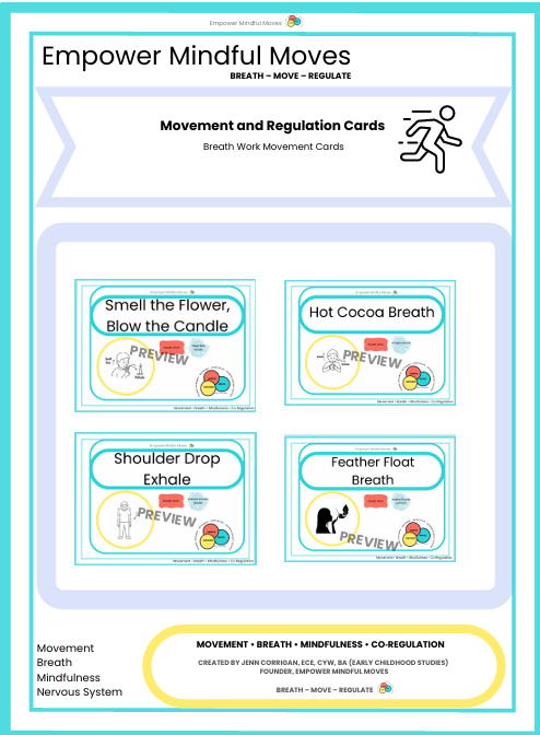 Breath Work Movement Regulation Cards