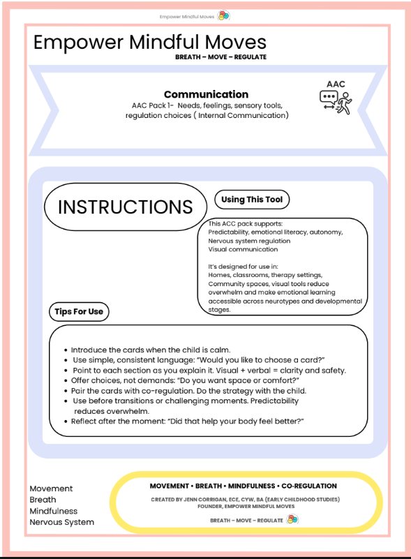 AAC Pack 1 - Internal Communication Support