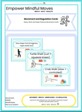 Heavy Work and Deep Pressure Movement Regulation Cards