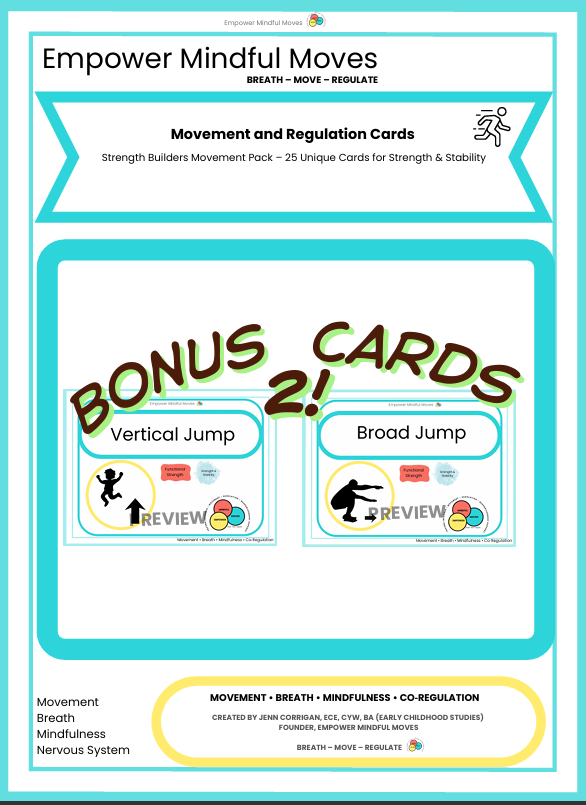 Strength Builders Movement Regulation Cards