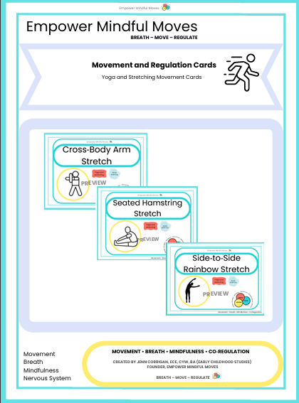 Yoga and Stretching Movement Regulation Cards