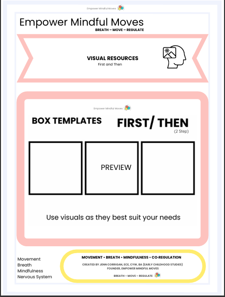 First-Then Visual Support