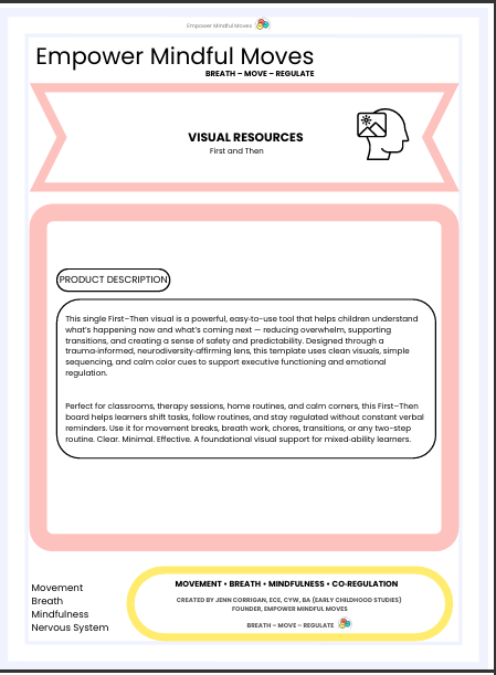 First-Then Visual Support