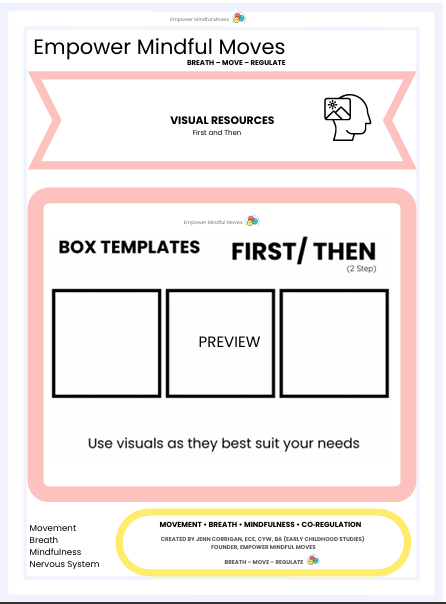First-Then Visual Support