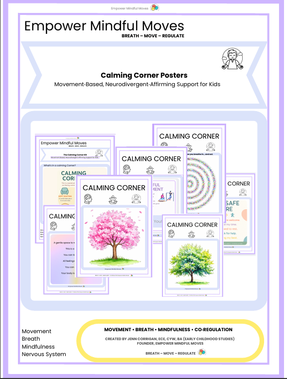 Calm Corner Posters 7 Pages