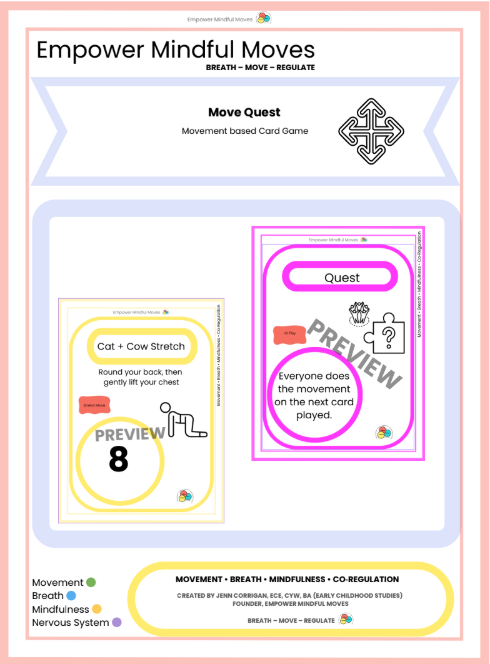 Move Quest + Full Self- Regulation Toolkit  Bundle