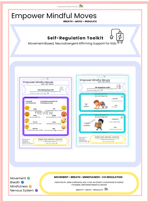 Mega Bundle: Move Quest + Full Self-Regulation Toolkit + Full Calming Corner Kit +  Full Visuals Resources Toolkit