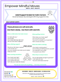 Adult Co-Regulation Scripts Poster