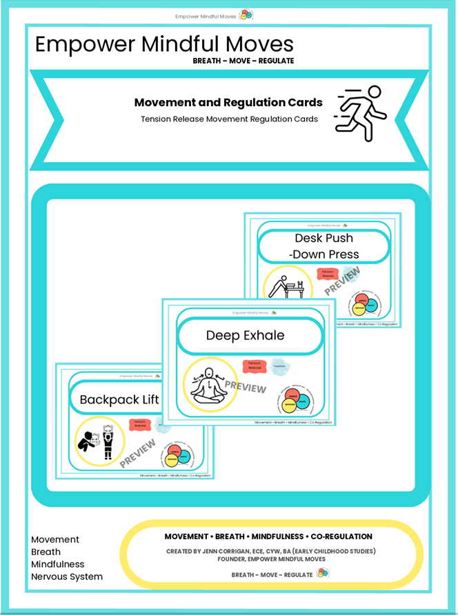 Tension Release Movement Regulation Cards