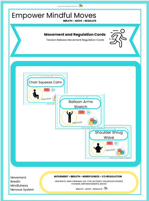 Tension Release Movement Regulation Cards