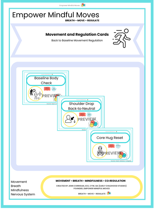 Back to Baseline Movement Regulation Cards