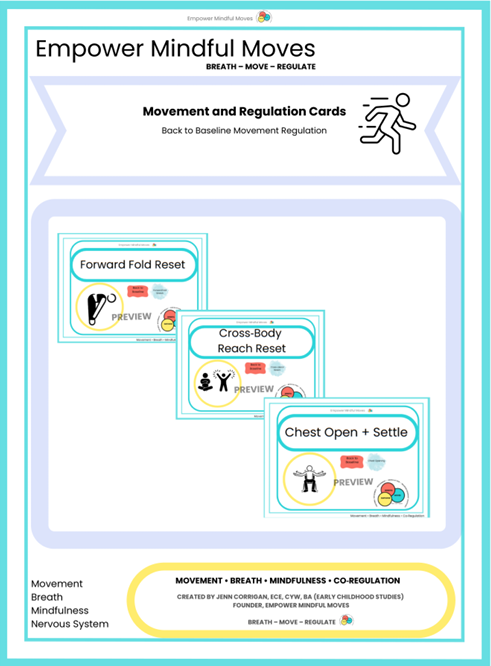 Back to Baseline Movement Regulation Cards