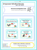 Overwhelm Reset Movement Regulation Cards