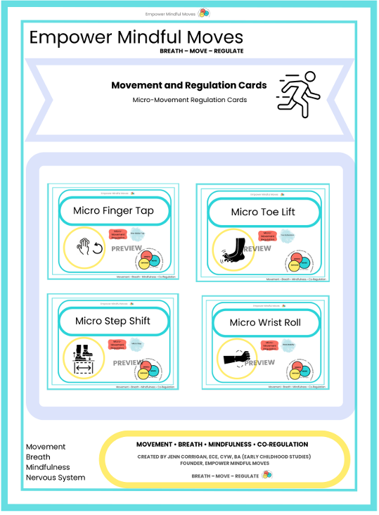 Micro‑Movement Regulation Cards | ND‑Affirming Calm Corner Tools