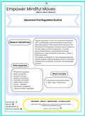 Movement First Regulation Routine | ND‑Affirming Visual Routine for Regulation + Transitions