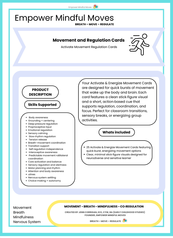 Activate Movement Regulation Cards