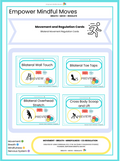 Bilateral Movement Regulation Cards | ND‑Affirming Visuals for Sensory Support, OT, Calm Corners & Classroom Movement Breaks