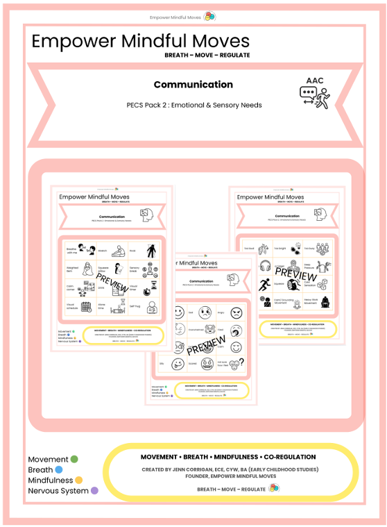 PECS Pack 2: Emotional and Sensory Needs - Visual Communication Tools