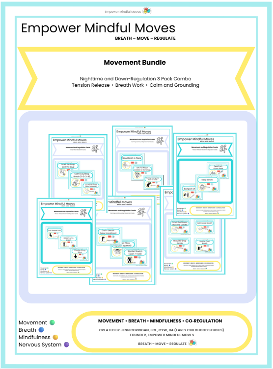 Nighttime & Down‑Regulation – Movement Regulation 3 Pack Combo (Tension Release + Breath Work + Calm & Grounding)