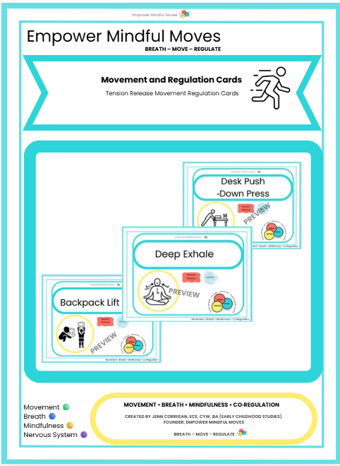 Nighttime & Down‑Regulation – Movement Regulation 3 Pack Combo (Tension Release + Breath Work + Calm & Grounding)