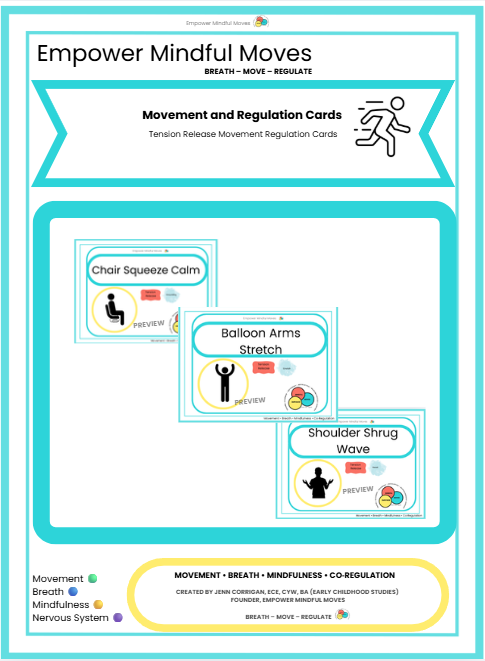 Nighttime & Down‑Regulation – Movement Regulation 3 Pack Combo (Tension Release + Breath Work + Calm & Grounding)