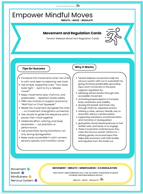 Nighttime & Down‑Regulation – Movement Regulation 3 Pack Combo (Tension Release + Breath Work + Calm & Grounding)