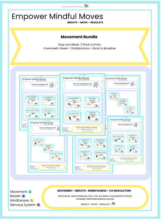 Stop & Reset – Movement Regulation 3 Pack Combo (Overwhelm Reset + Stabilizations + Back to Baseline)