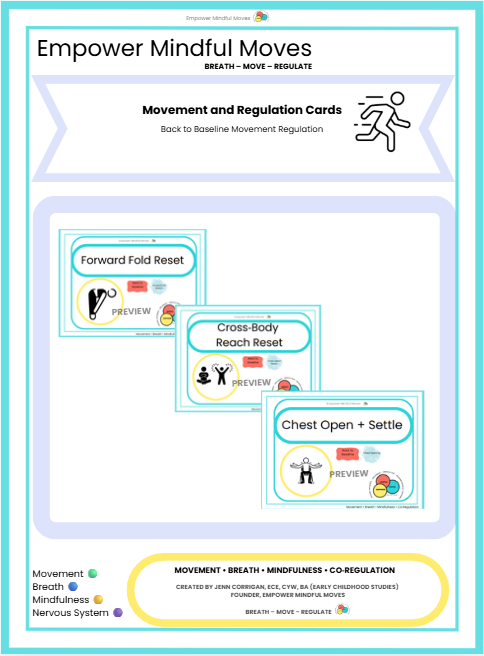 Stop & Reset – Movement Regulation 3 Pack Combo (Overwhelm Reset + Stabilizations + Back to Baseline)