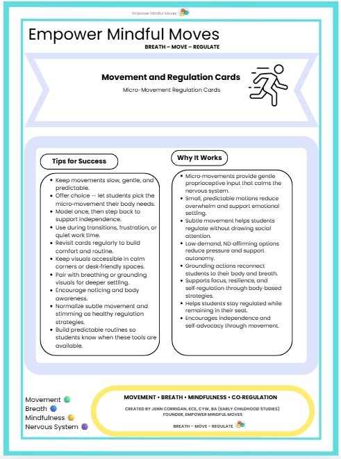 Core Regulation Movement Regulation 5 Pack