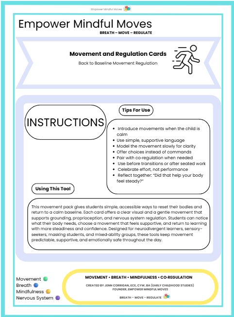 Core Regulation Movement Regulation 5 Pack