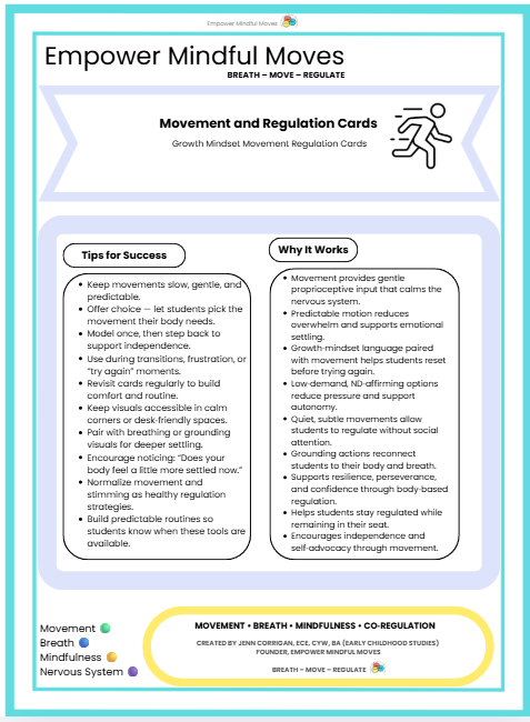 Daily Classroom Reset Movement 5 Pack Combo