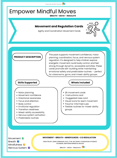 Daily Classroom Reset Movement 5 Pack Combo