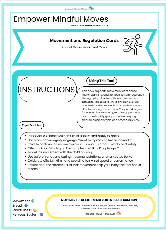 Daily Classroom Reset Movement 5 Pack Combo