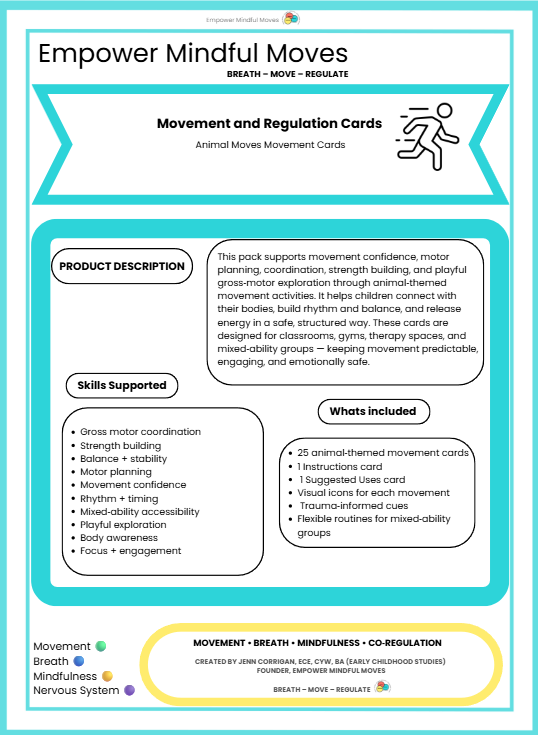 Daily Classroom Reset Movement 5 Pack Combo