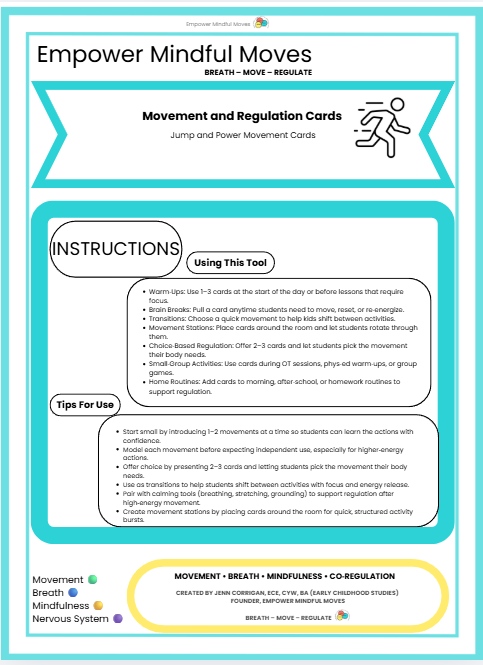 Daily Classroom Reset Movement 5 Pack Combo