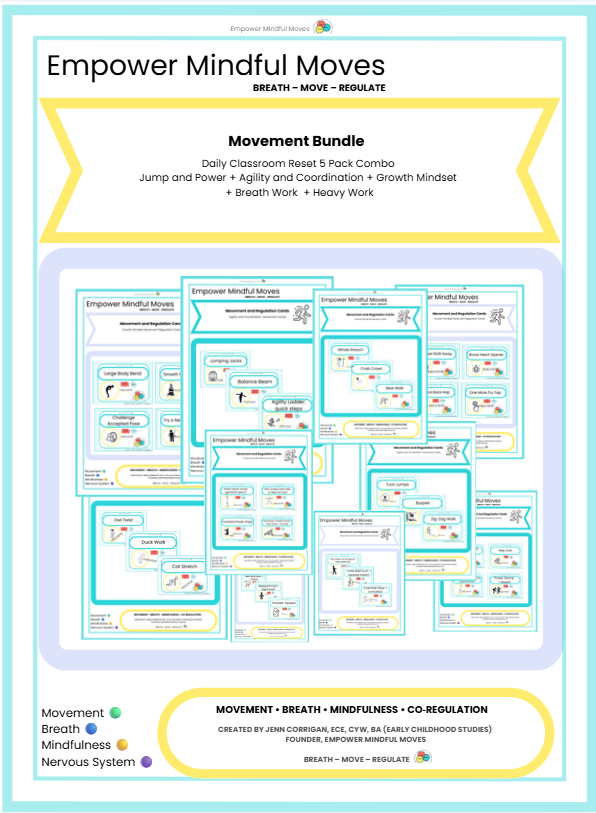 Daily Classroom Reset Movement 5 Pack Combo