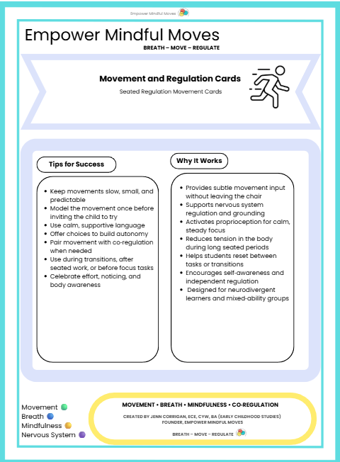 Quiet, At‑Your‑Desk Regulation Bundle | Movement Regulation 5 Pack Micro‑Movements • Seated Movement • Stimming Tools • Fine Motor • Discreet