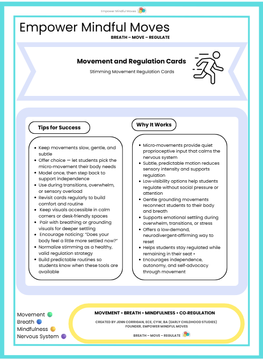 Quiet, At‑Your‑Desk Regulation Bundle | Movement Regulation 5 Pack Micro‑Movements • Seated Movement • Stimming Tools • Fine Motor • Discreet