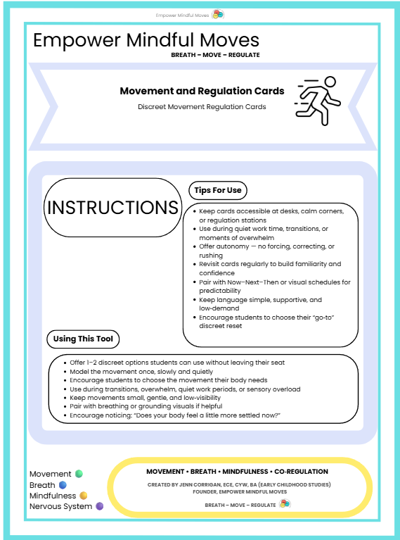 Quiet, At‑Your‑Desk Regulation Bundle | Movement Regulation 5 Pack Micro‑Movements • Seated Movement • Stimming Tools • Fine Motor • Discreet