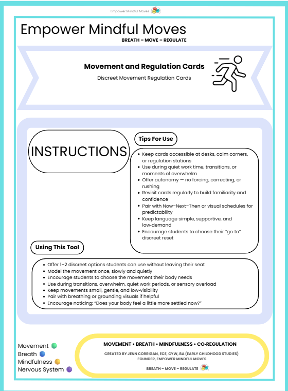 Quiet, At‑Your‑Desk Regulation Bundle | Movement Regulation 5 Pack Micro‑Movements • Seated Movement • Stimming Tools • Fine Motor • Discreet
