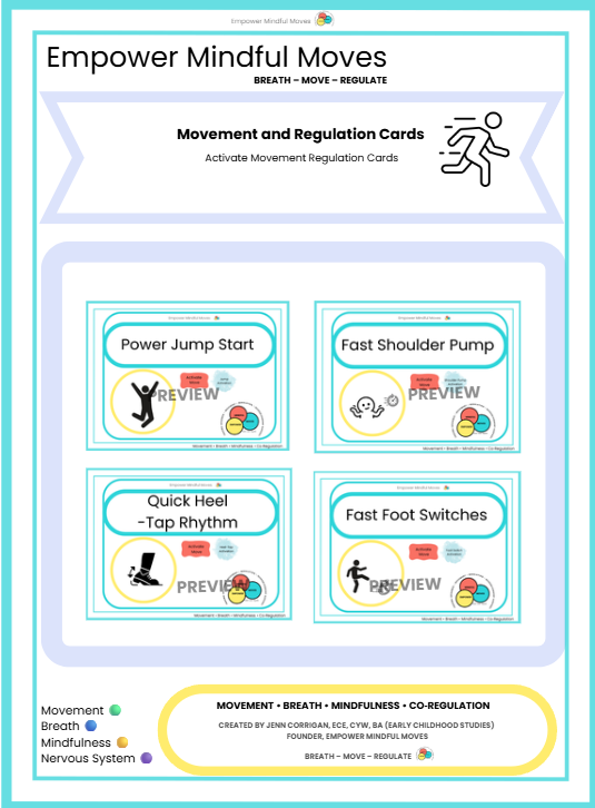 Sensory Activation Bundle 5 Pack Combo | Jump & Power • Brain Breaks • Heavy Work & Deep Pressure • Strength Builders • Activate Movements