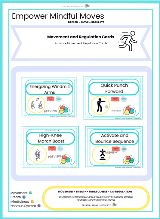 Sensory Activation Bundle 5 Pack Combo | Jump & Power • Brain Breaks • Heavy Work & Deep Pressure • Strength Builders • Activate Movements
