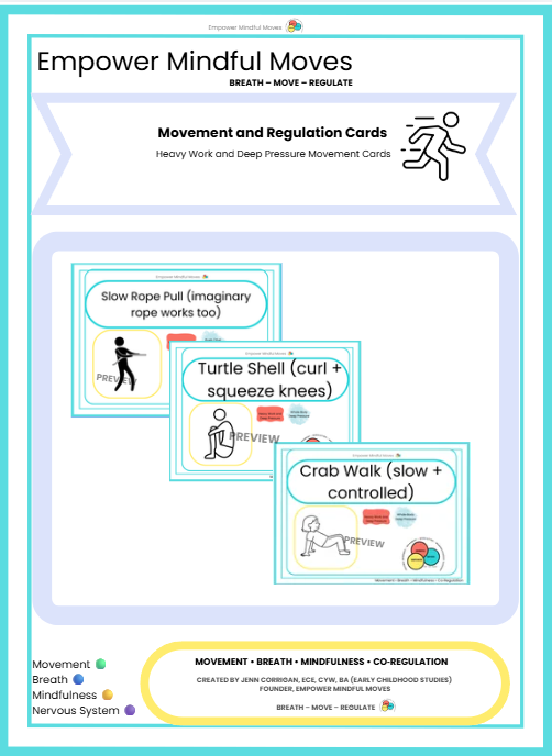 Sensory Activation Bundle 5 Pack Combo | Jump & Power • Brain Breaks • Heavy Work & Deep Pressure • Strength Builders • Activate Movements
