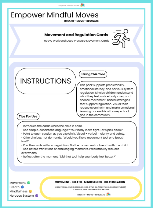 Sensory Activation Bundle 5 Pack Combo | Jump & Power • Brain Breaks • Heavy Work & Deep Pressure • Strength Builders • Activate Movements