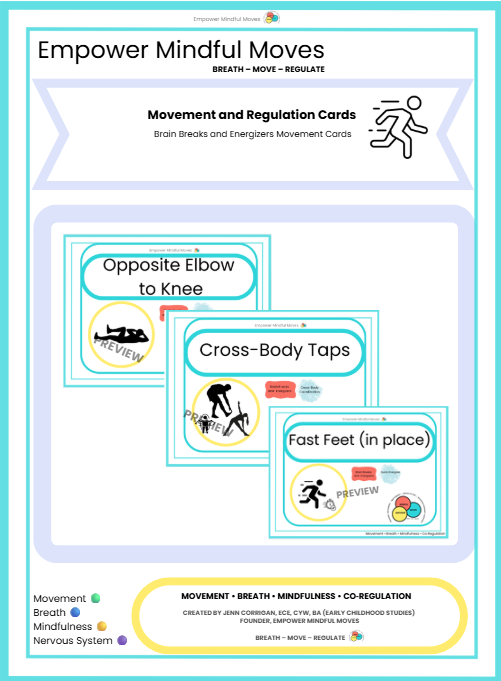 Sensory Activation Bundle 5 Pack Combo | Jump & Power • Brain Breaks • Heavy Work & Deep Pressure • Strength Builders • Activate Movements