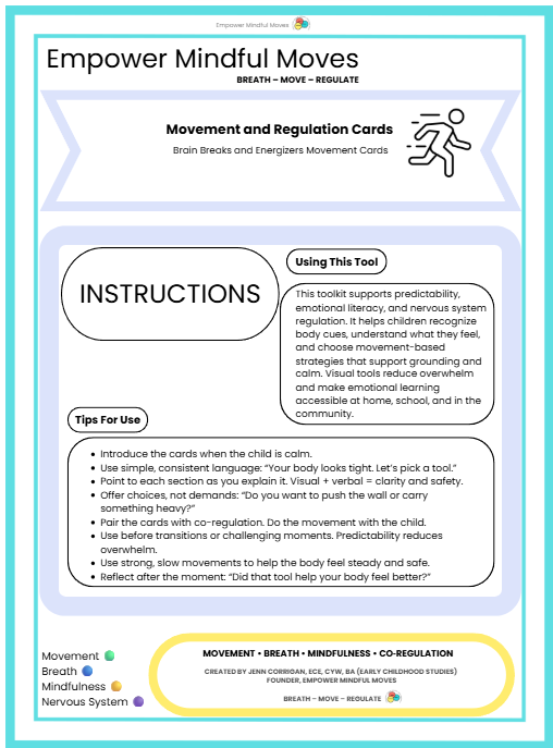 Sensory Activation Bundle 5 Pack Combo | Jump & Power • Brain Breaks • Heavy Work & Deep Pressure • Strength Builders • Activate Movements