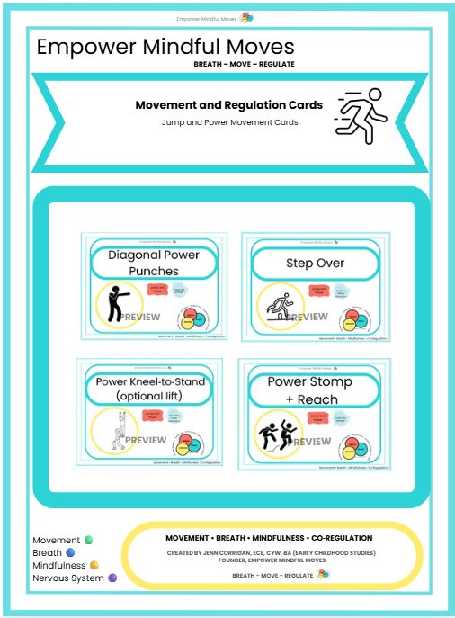 Sensory Activation Bundle 5 Pack Combo | Jump & Power • Brain Breaks • Heavy Work & Deep Pressure • Strength Builders • Activate Movements