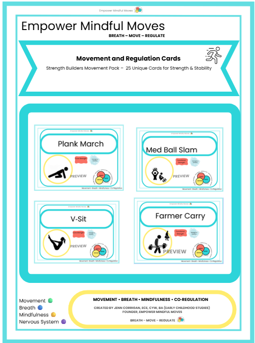 Sensory Activation Bundle 5 Pack Combo | Jump & Power • Brain Breaks • Heavy Work & Deep Pressure • Strength Builders • Activate Movements