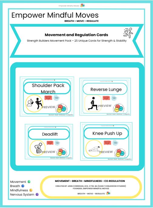 Sensory Activation Bundle 5 Pack Combo | Jump & Power • Brain Breaks • Heavy Work & Deep Pressure • Strength Builders • Activate Movements