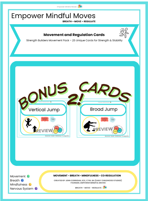 Sensory Activation Bundle 5 Pack Combo | Jump & Power • Brain Breaks • Heavy Work & Deep Pressure • Strength Builders • Activate Movements